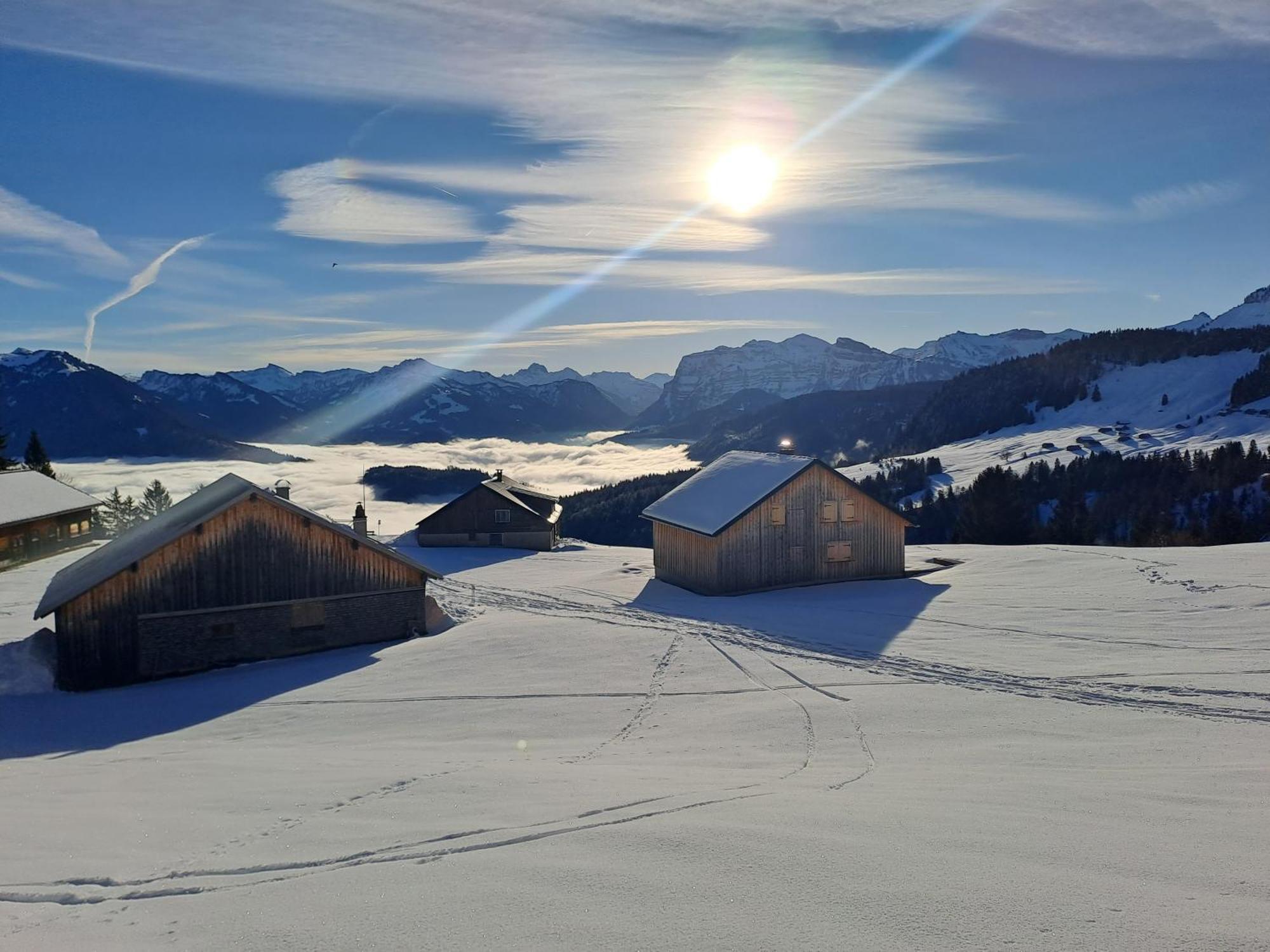 Neu Auszeit985 - Auszeit Mit Ausblick Lägenhet Schwarzenberg im Bregenzerwald Exteriör bild